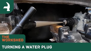 The Workshed: Turning a Water Plug on a Mattison Rotary Knife Lathe | HAMMERSMITH