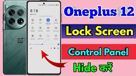 oneplus 12 lock screen notification panel hide, oneplus 12 notification bar off