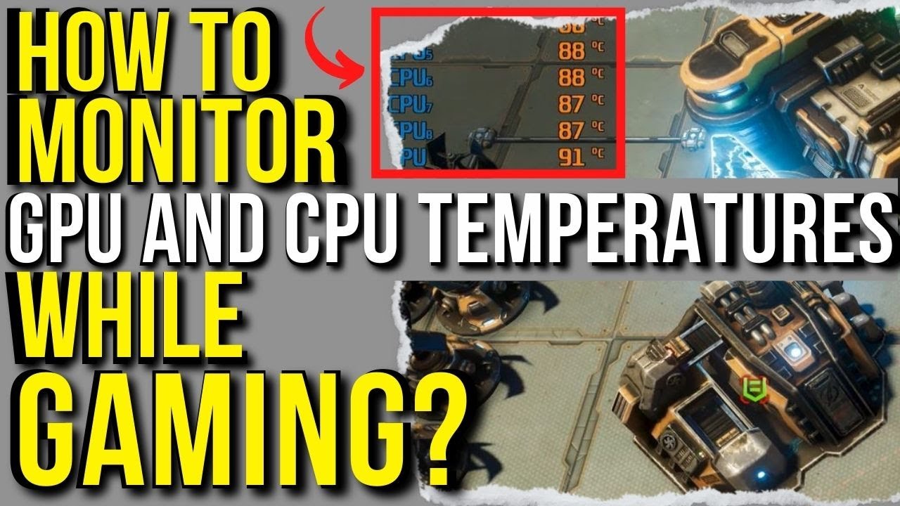 Fremragende Drik en gang How to Monitor CPU and GPU Temperatures While Gaming? - YouTube