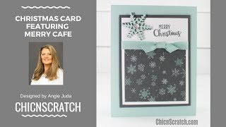 Christmas Card Featuring Merry Cafe Stamp Set screenshot 5