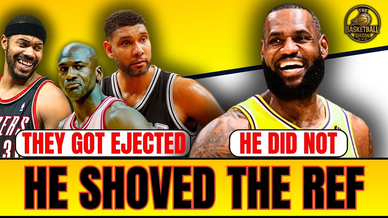 Преференциальное отношение: почему Леброна не удалили с поля за то, что он схватил судью.