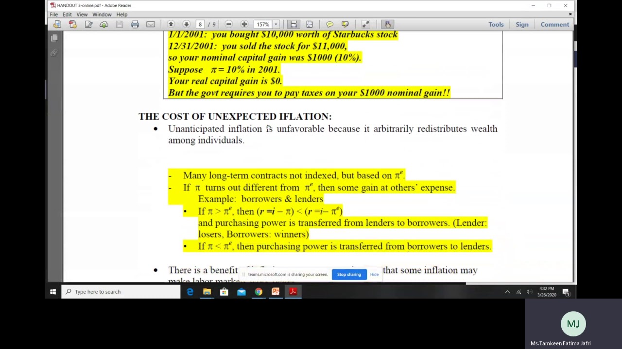 Chapter 4 Money and Inflation Part 4 - YouTube