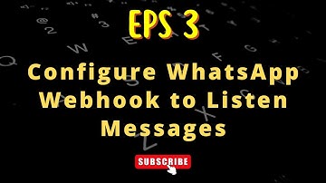 Configure WhatsApp WebHooks to Listen the Messages in #salesforce