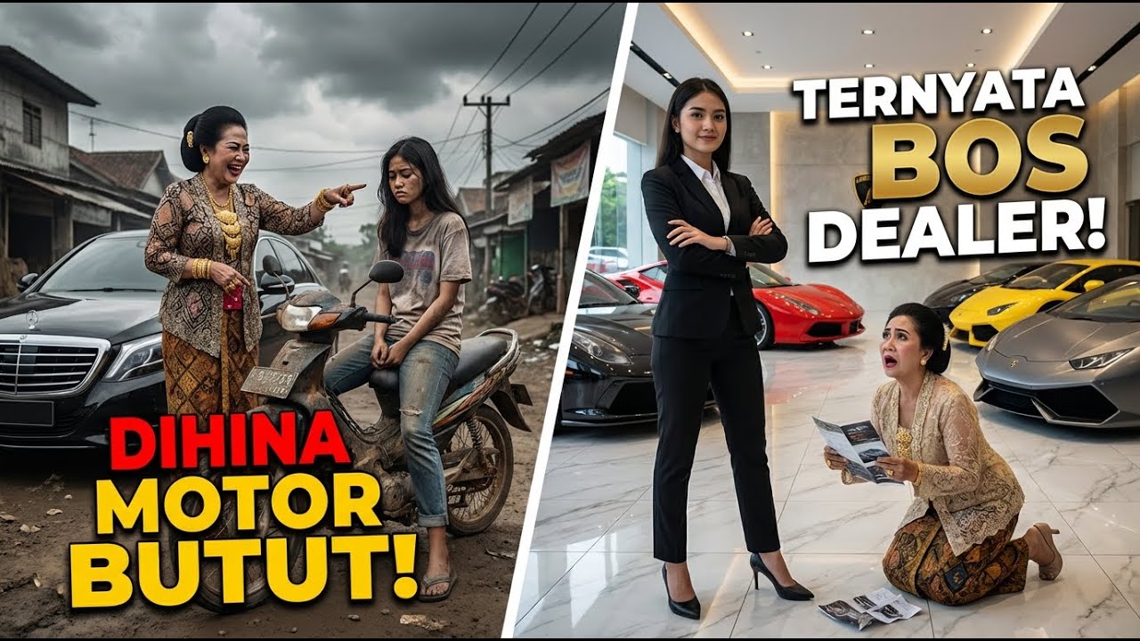 DIHINA NAIK MOTOR! Ibu Martha Syok Tahu Indah Bos Dealer Mobil Mewah Incarannya!