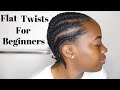 REAL TIME Flat Twist Tutorial Step By Step For Beginners