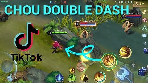 CHOU DOUBLE DASH TUTORIAL | BUG SKILL 2 - MOBILE LEGENDS