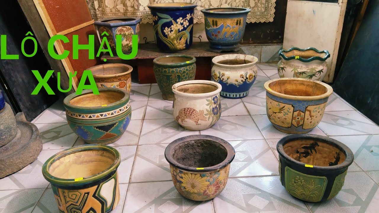 NHỮNG CHẬU GỐM BIÊN HÒA XƯA , ĐẸP CHIỀU 25/3/2024(0977839132