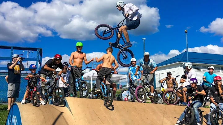 BEST BMX Jam Of The Summer? - Dustin Reese Skatepa...