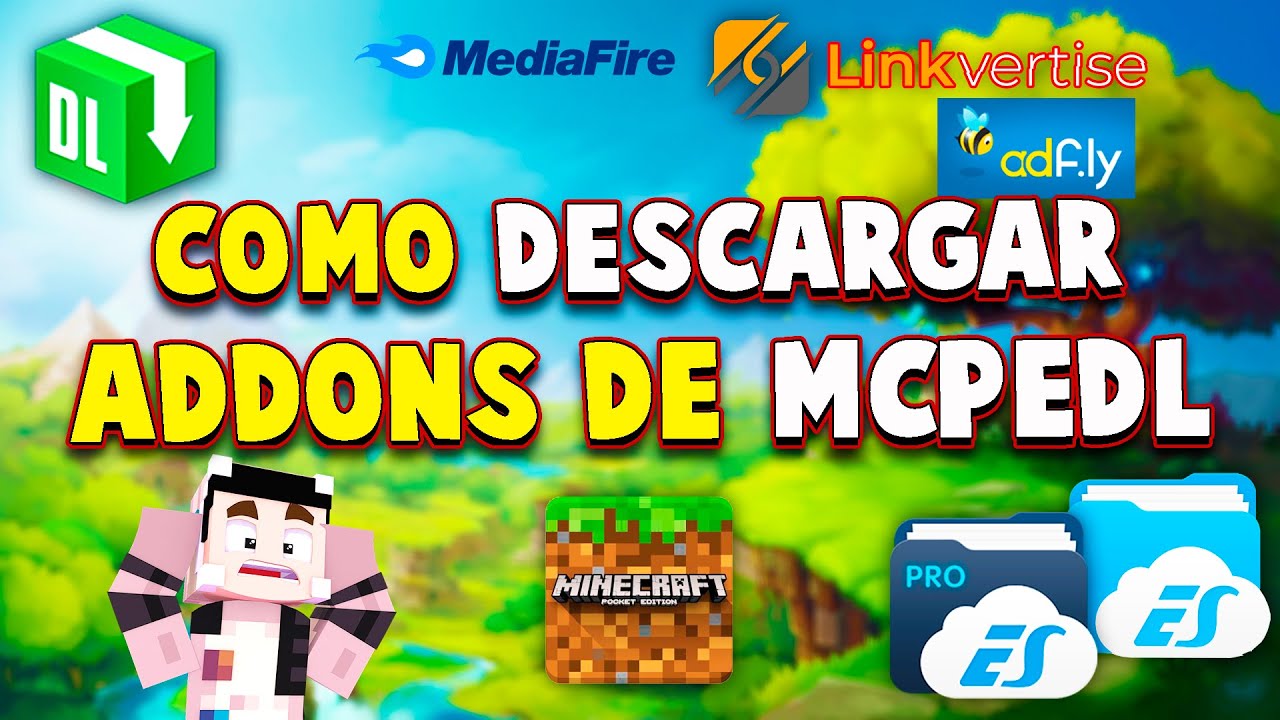 título Prisión Academia 👉 como DESCARGAR e INSTALAR addons de MCPE DL y como SALTAR la publicidad  ▻ ADFLY y LinkVertise - YouTube