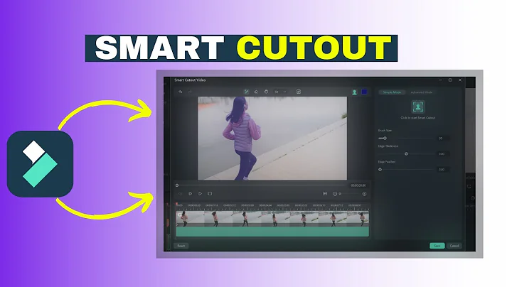 FILMORA 12 | NEW FEATURE SMART CUTOUT TUTORIAL | REMOVE BACKGROUND WITHOUT GREEN SCREEN FOR BEGGINER