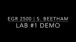 Lab # 1 Demo