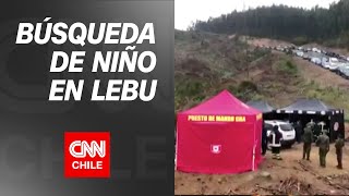 Continúa la intensa búsqueda de Tomás, niño de 3 años que se desapareció en Lebu