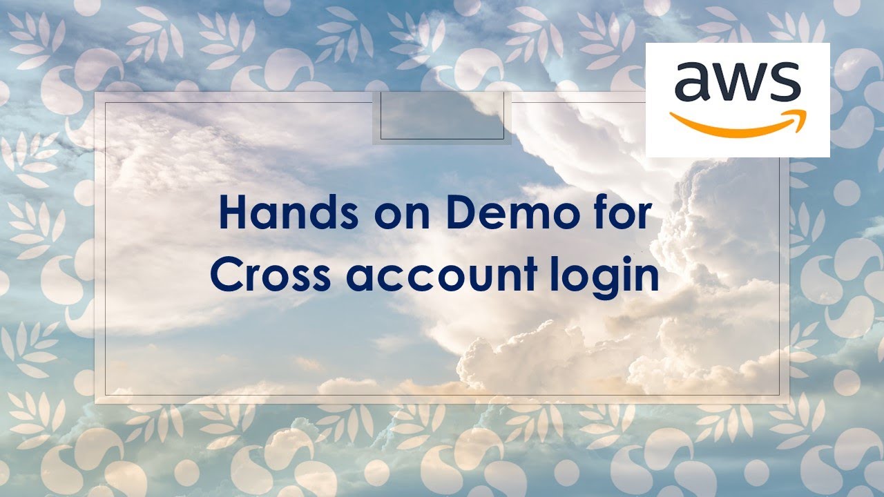 how to implement aws cross account login - YouTube