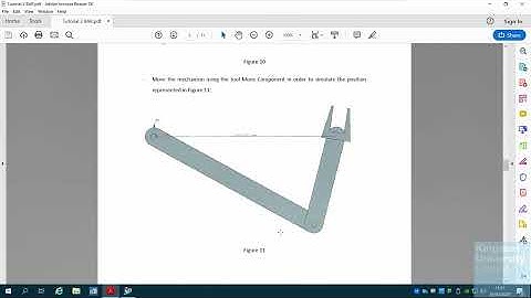 Siemens NX Motion Simulation 2-Bar Mechanism