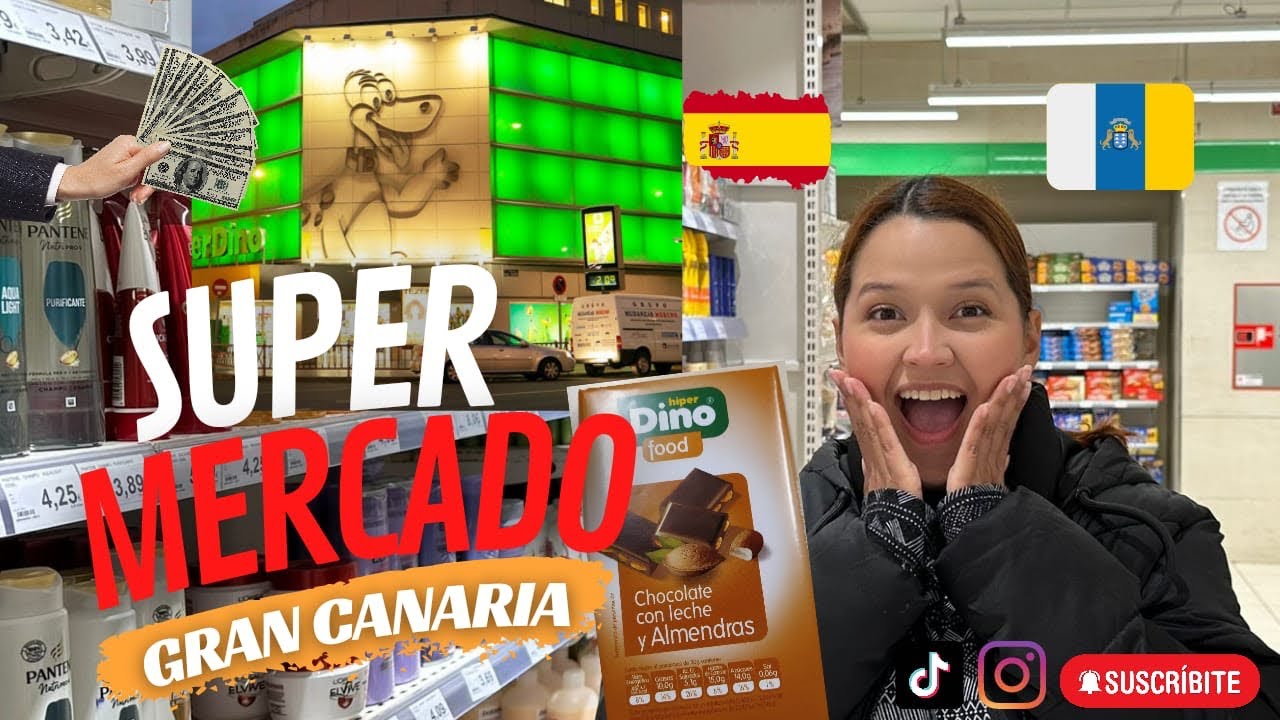 Cómo es un supermercado en Canarias?🇮🇨😱 Precios- Variedad- marcas👀
