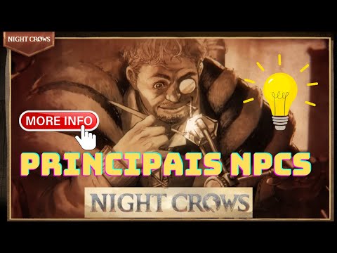 NIGHT CROWS -  CONHEÇA OS PRINCIPAIS NPC PARA COMPRAR ITENS DESDE O LVL 1