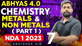 NDA Metals & Non Metals Chemistry Classes 2023 | Abhyas 4.0 Complete Batch For NDA 1 2023 -Sumit Sir screenshot 5