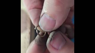 We made some captive bead rings for our studio! 14k Solid Yellow Gold!