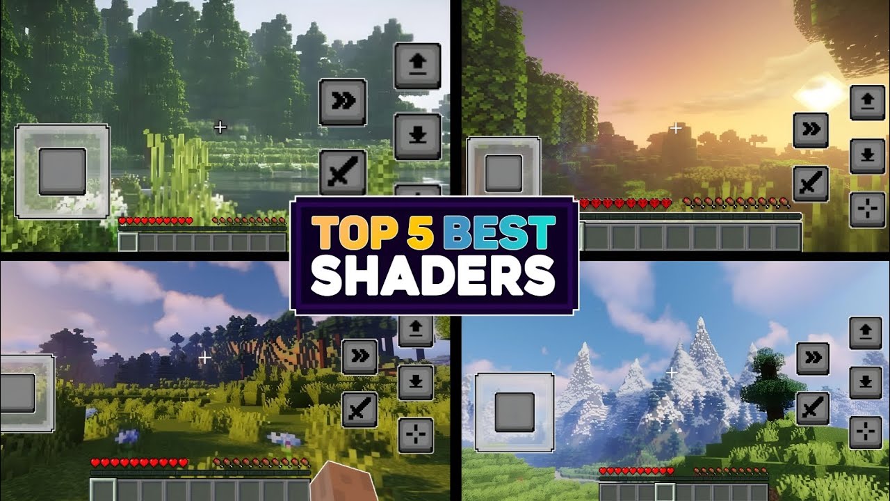 Top 5 Best Shaders For Low End Device MCPE and CAB | Craft OMG - YouTube