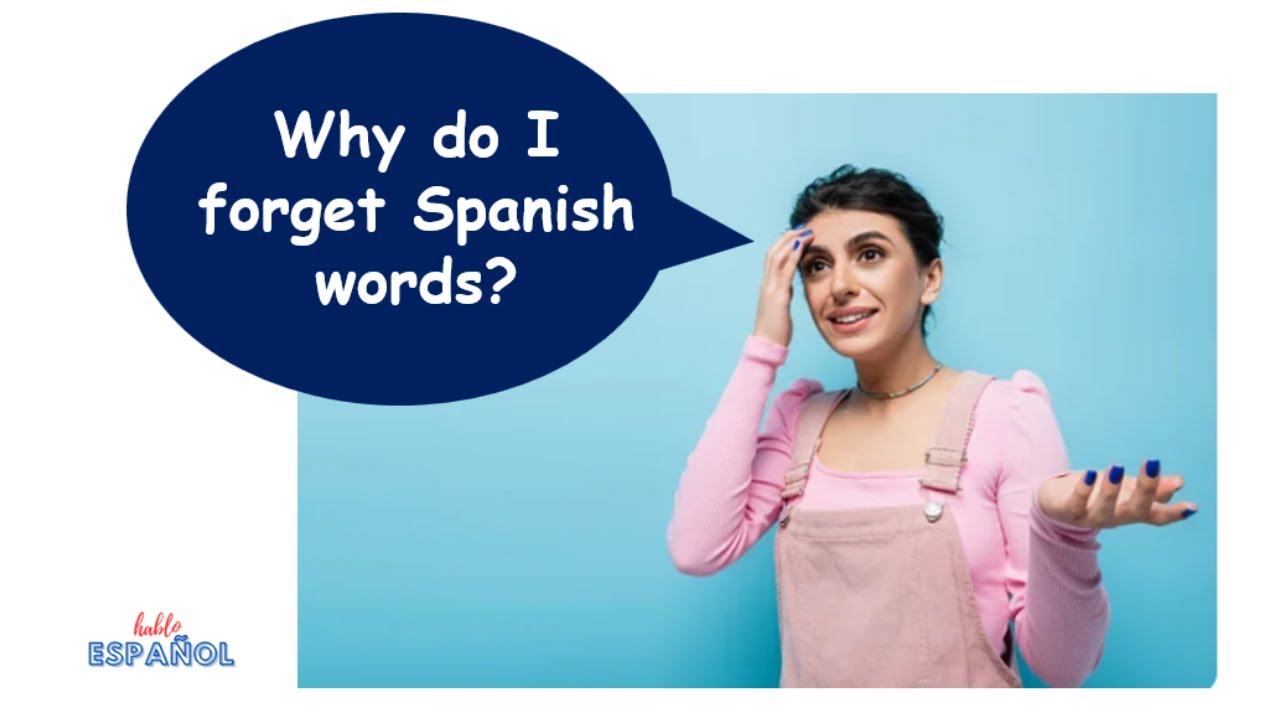 Why do i forget words youtube