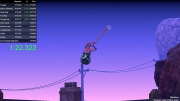 Getting Over it speedrun - 2:26:624- Glitchless - sub 2:30