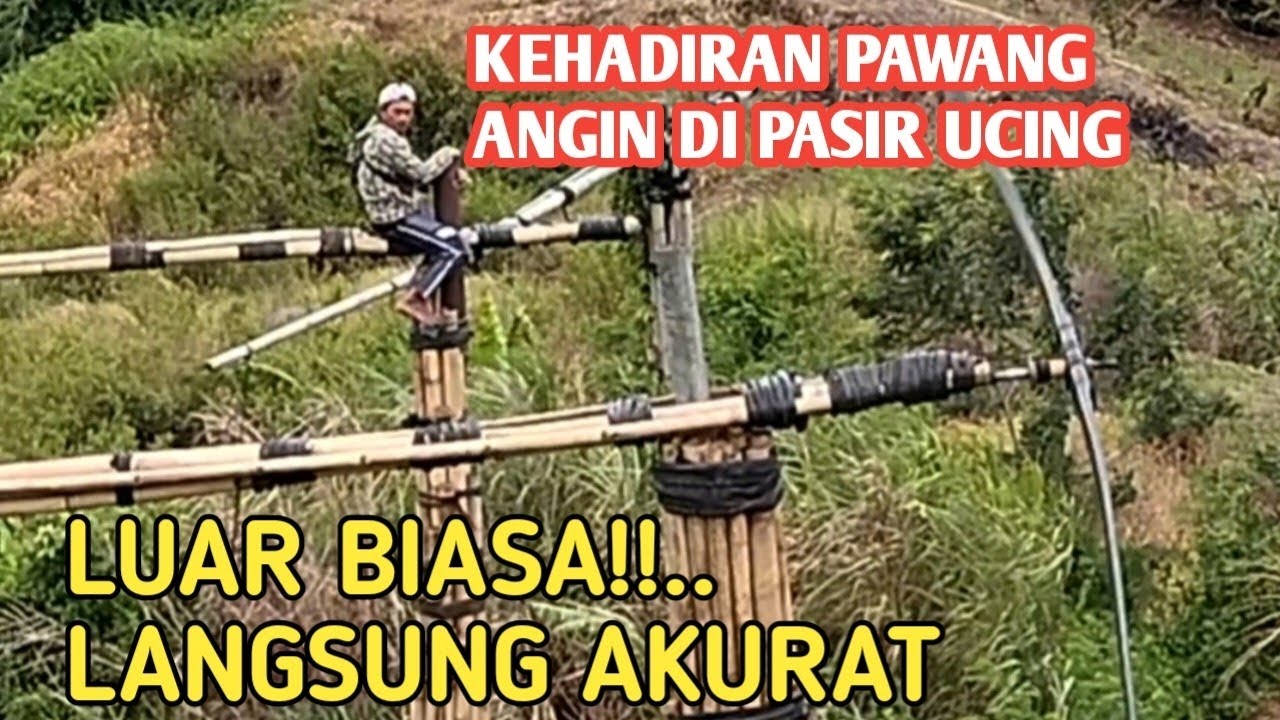 Kehadiran pawang angin di pasir ucing, langsung akurat