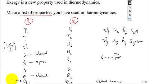 Intro Exergy Intro Thermodynamics II Spr19
