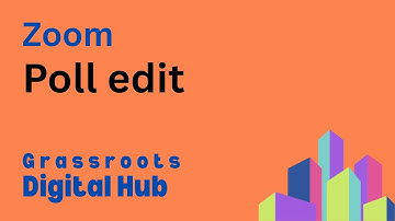 How Zoom hosts edit polls