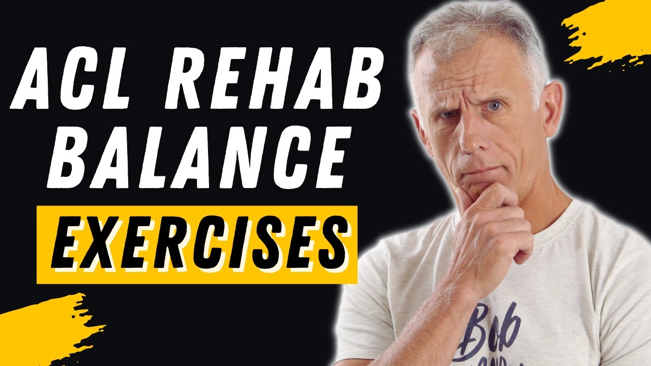 ACL Rehab Balance Exercises - YouTube