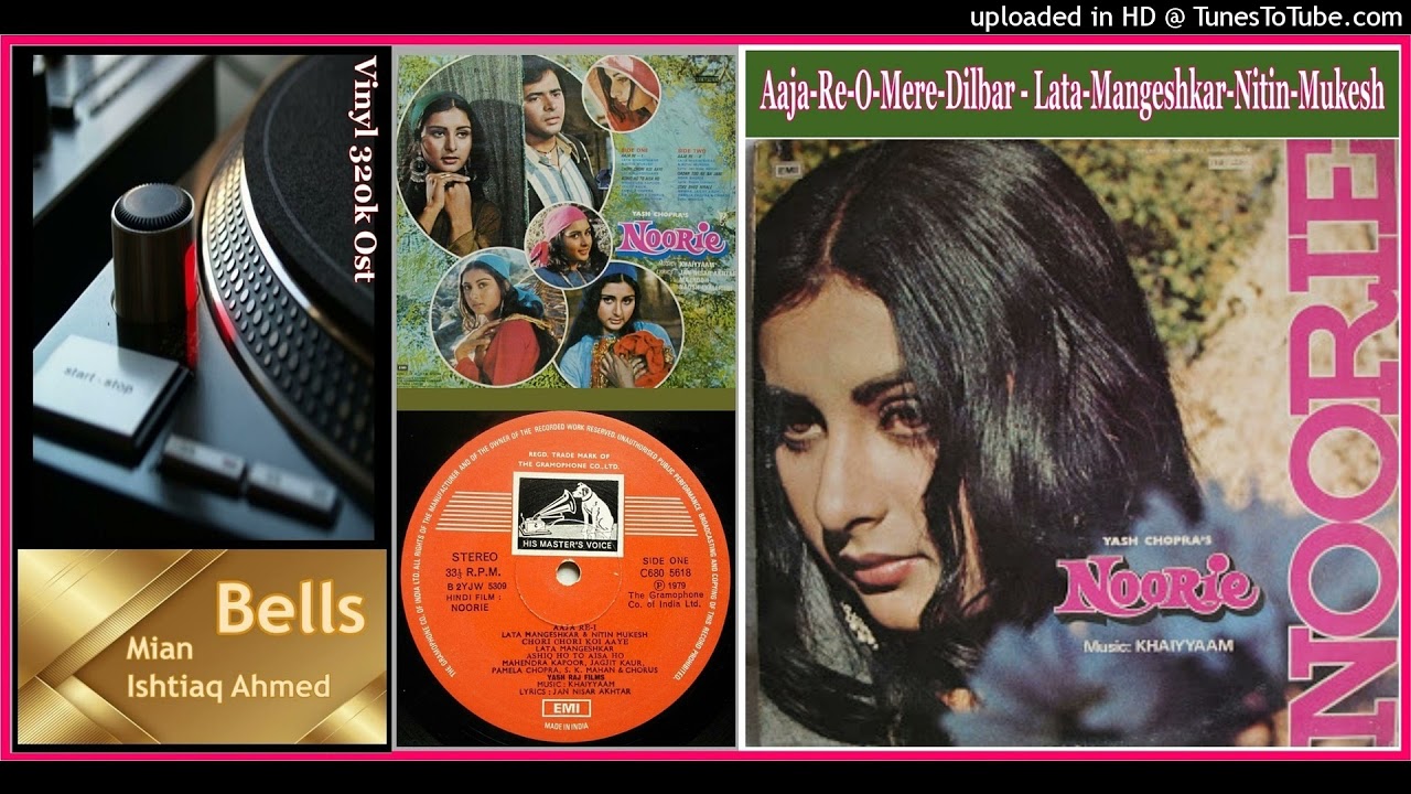 Aaja Re O Mere Dilbar   Lata Mangeshkar Nitin Mukesh   Khaiyyaam   Noorie 1979   Vinyl 320k