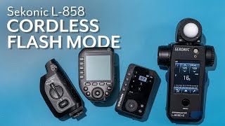 Quick Start: Cordless Flash Mode Metering on the Sekonic L-858