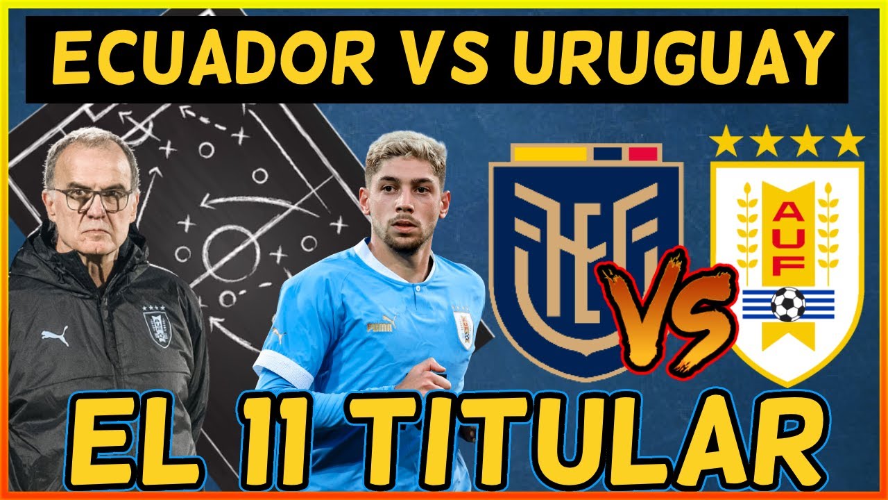 Ecuador vs. Uruguay por la segunda fecha de las Eliminatorias: hora, dónde  verlo y probables alineaciones - EL PAÍS Uruguay