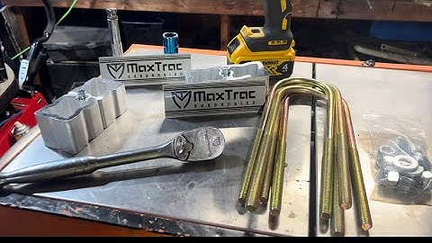 FIRST GEN S10/blazer 2in LOWERING BLOCK INSTALL MAXTRAC SUSPENSION