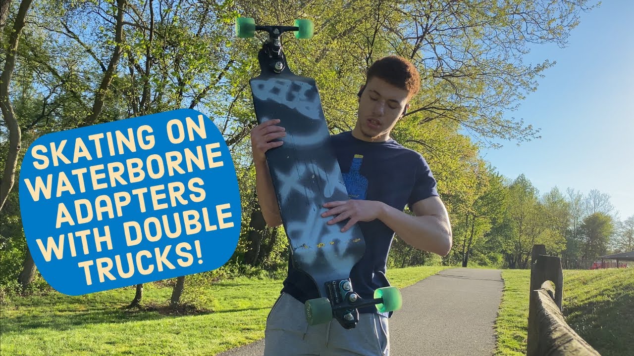 Waterborne Surf Adapters with Double Trucks Skate Review!