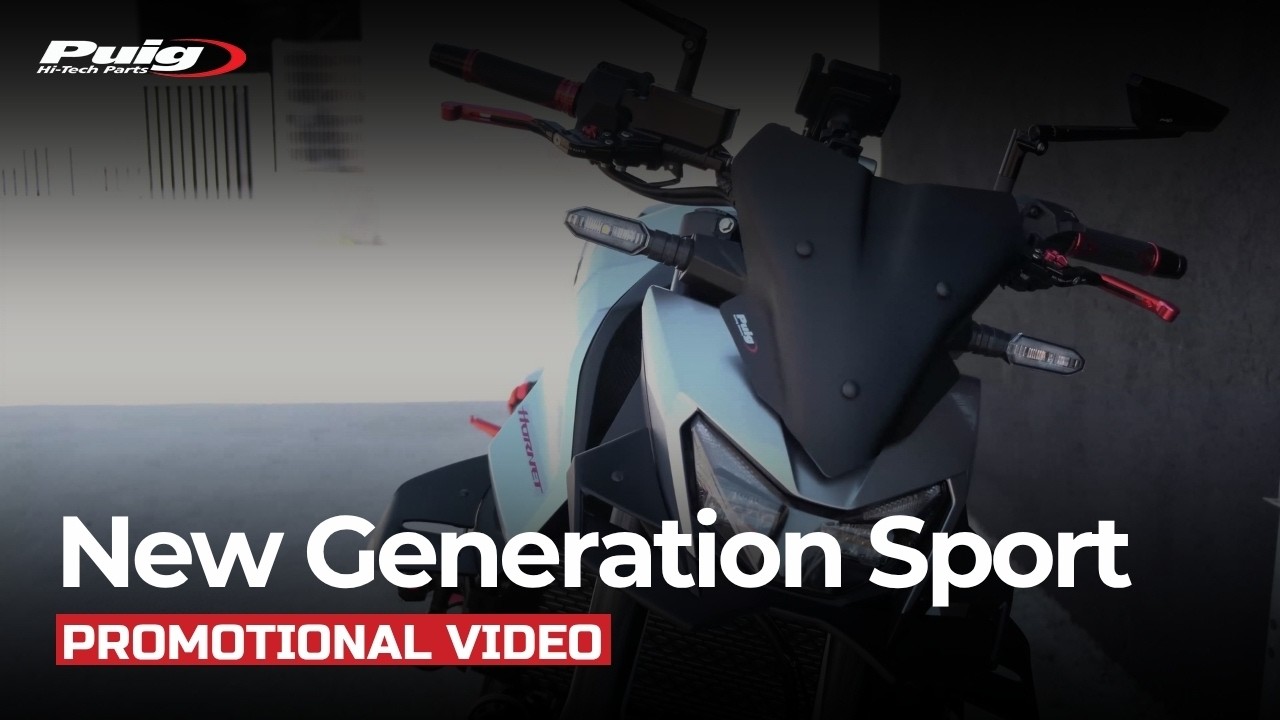 Puig Sport Screen | Matte Black | Honda CB750 Hornet 2025>Current