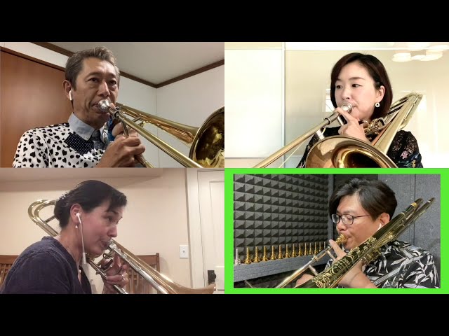 Telemann: Horn Concerto, TWV 51:D8 - Trombone Quartet ver. - YouTube