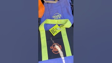 Trader Joe’s New Halloween Mini Tote Bags 🧡🖤💜 #fyp #shorts