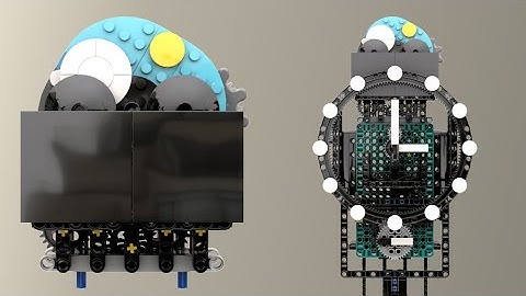 LEGO Modular Wall Clock Instructions: Lunar & Solar Complication