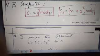 El Gamal Encryption Algorithm