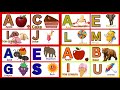 Learn English alphabet with pictures/A for apple #abcd #alphabet #English #letters