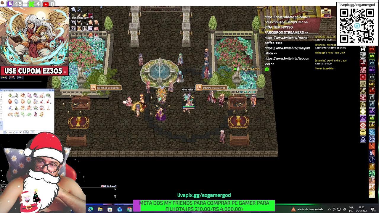 🟢HISTORY REBORN SORTEIO 200K ROPS DEZEMBRO!!! !HISTORY !200k no chat faça as missões