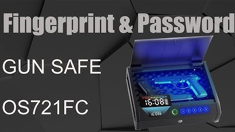 OS721FC GUN SAFE BOX OPERATION GUIDE