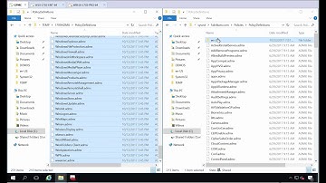 ADMX Files: What to do when you get new ones (with Central Store)
