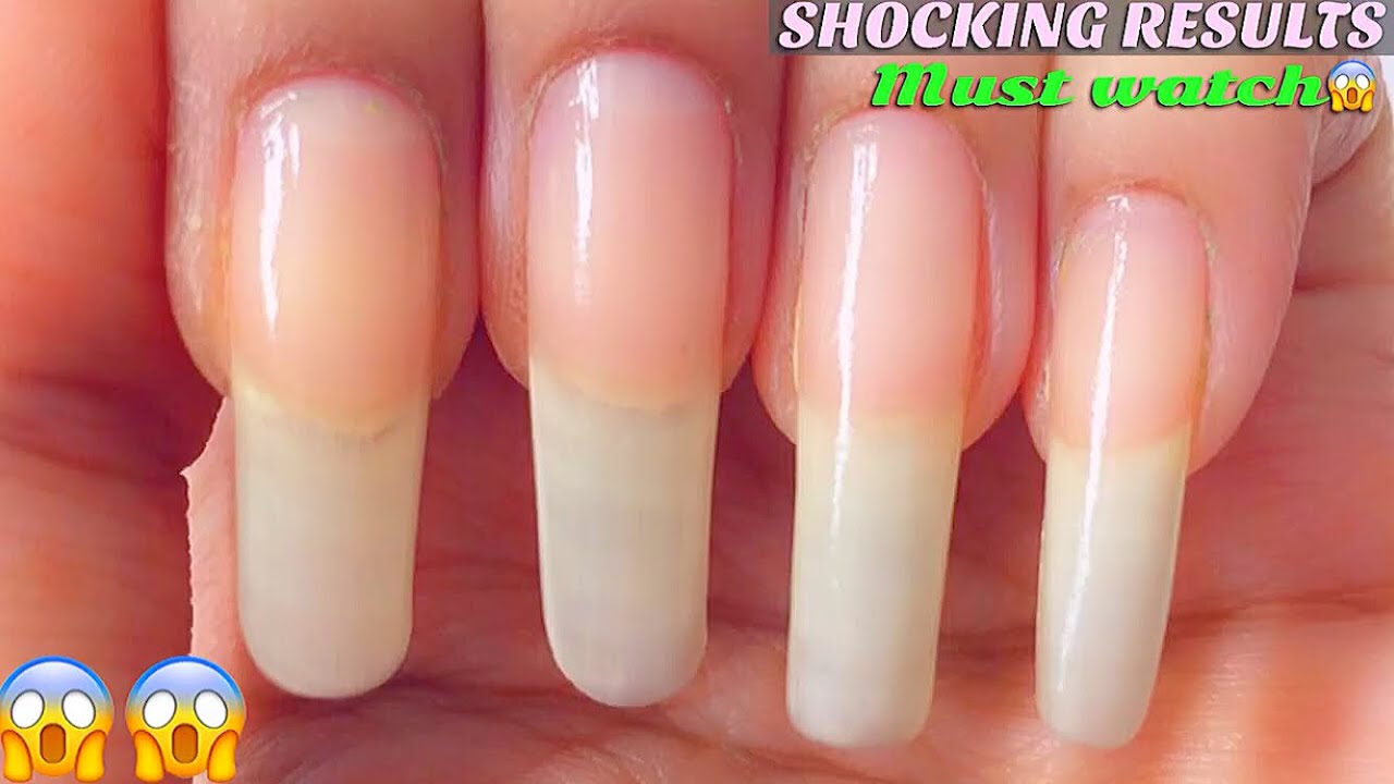 How to grow Long Strong nails Faster at home| EXTREME Nail Growth | Basic  Nail Art Tutorial - YouTube