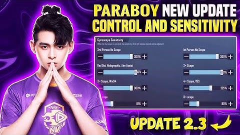 (New 2.3 UPDATE) NOVA PARABOY SENSITIVITY CODE 2022 & Nova Paraboy Control Code/4 finger claw PUBGM