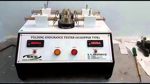 FOLDING ENDURANCE TESTER VIDEO