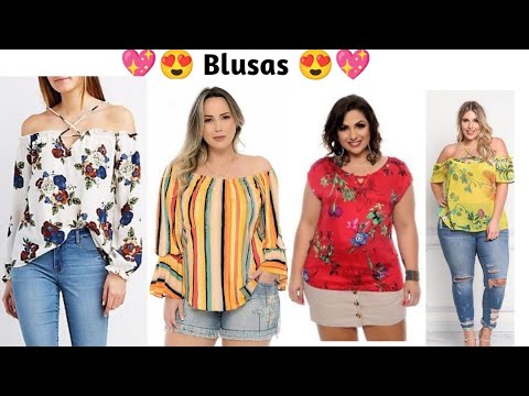 Linda Blusas de moda para Mujeres Vestido moda 😍 elegante blusa YouTube