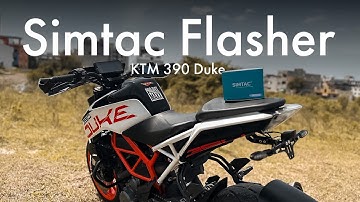 How To Fit Simtac Hazard Flasher | KTM Duke 390 Installation #duke390 #ktm #simtac #hazard