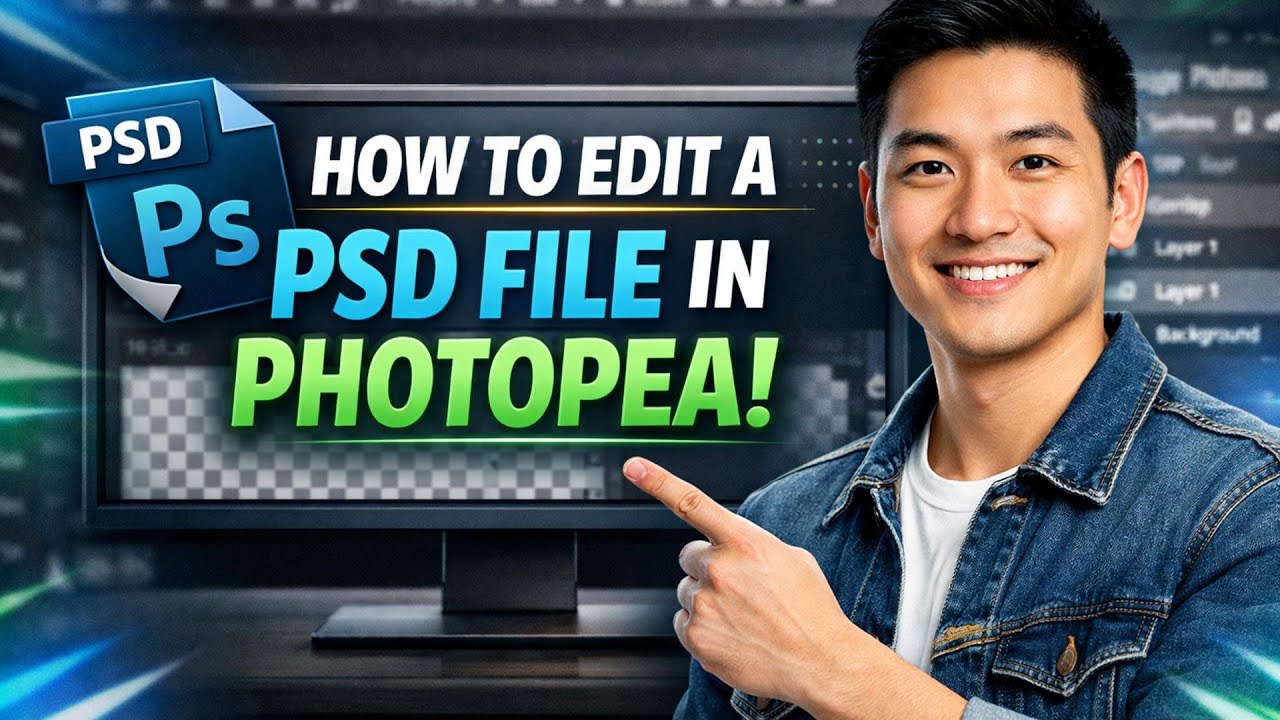 Edit Psd File How to EDIT a PSD FILE in Photopea (Step by Step) - YouTube
