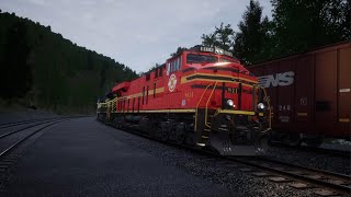 Train Sim World 5 Norfolk Southern GE ES44AC Horseshoe Curve, Miner Inconvenience PS5 Gameplay